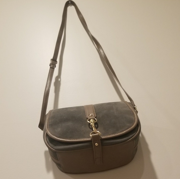 💖💥New to the closet💥💖NWOT Olive green Suede handbag - Picture 11 of 15